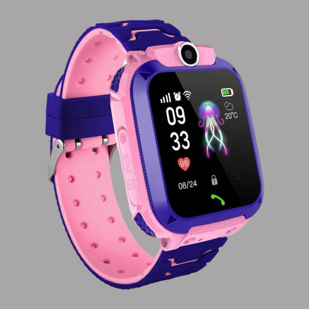 Kids GPS Waterproof Smartwatch with SOS Safety Tracker