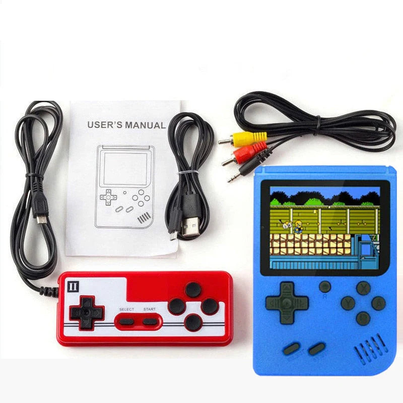 Portable Retro Gaming Console with 400 Built-In Classic Games