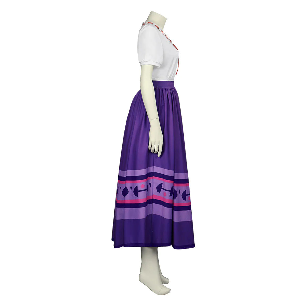 Luisa Madrigal Encanto Cosplay Costume Dress Set