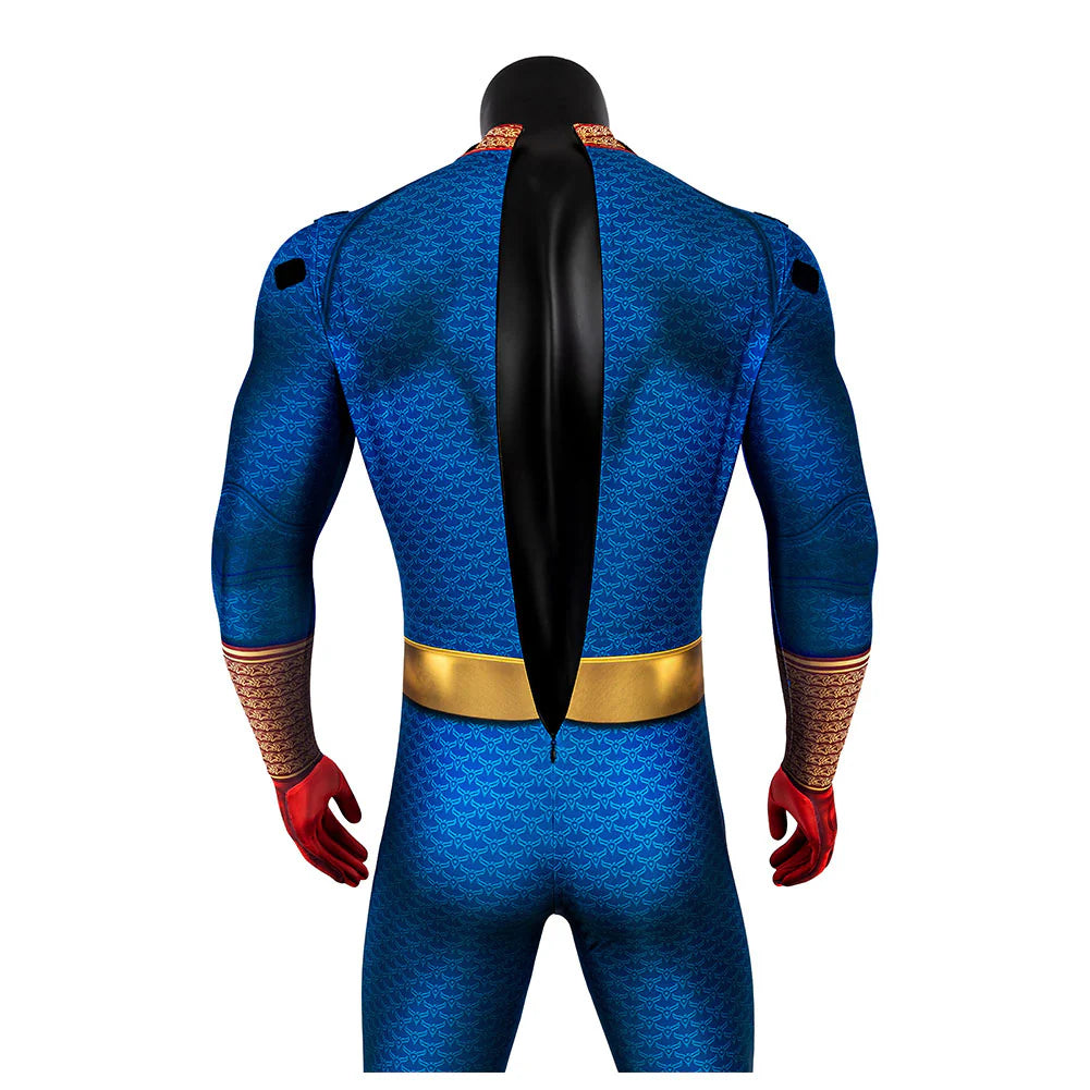 The Boys Homelander Cosplay Costume – Superhero Jumpsuit & Cloak for Halloween and Cosplay