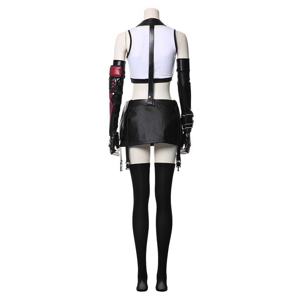 Tifa Lockhart Cosplay Costume with Wig & Shoes – Final Fantasy VII