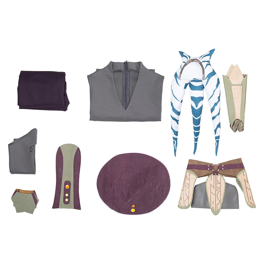 Rebels Ahsoka Tano Cosplay Costume Dress for Women