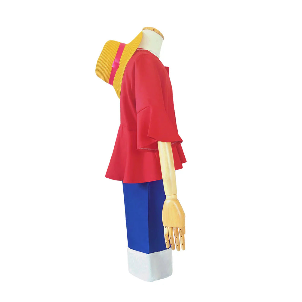 Monkey D. Luffy One Piece Cosplay Costume Outfit