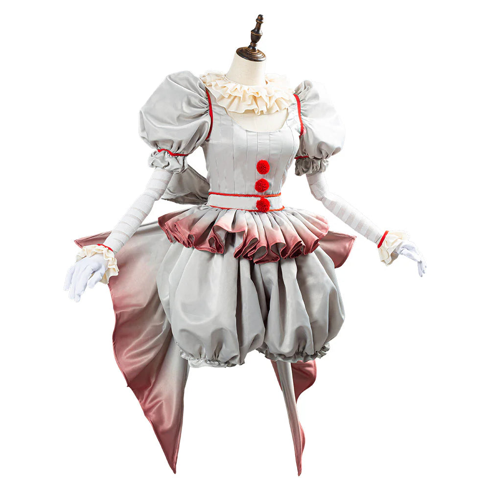 Pennywise The Clown Horror Cosplay Costume for Women