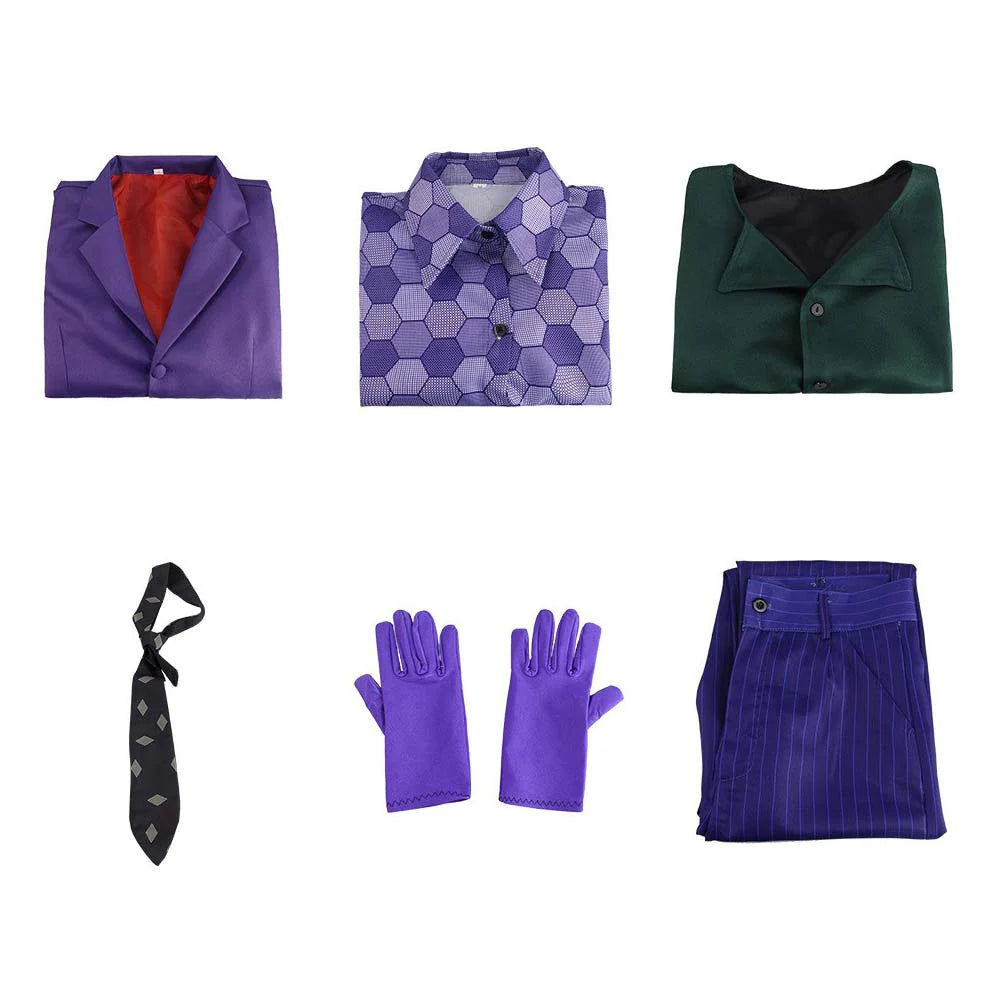 The Dark Knight Joker Cosplay Costume for Adults