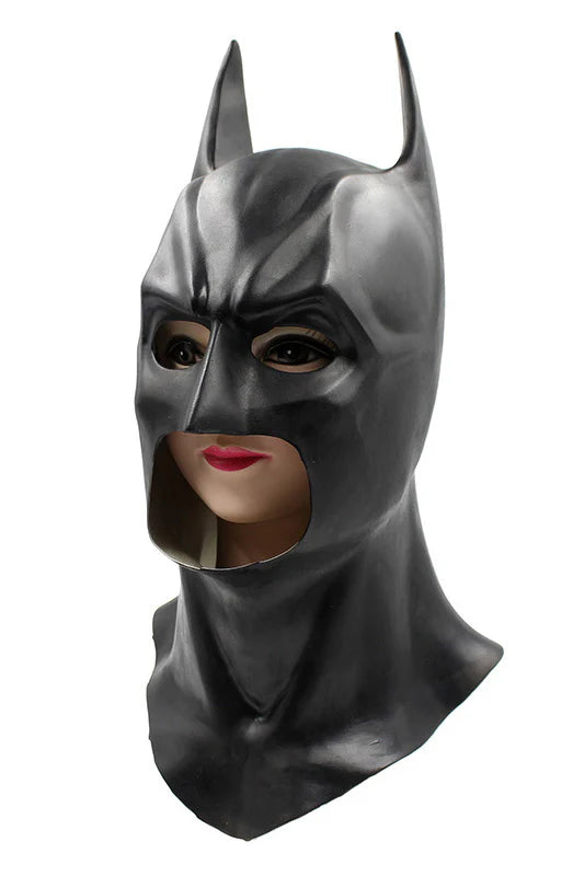 Batman Long Head Latex Cosplay Mask for Adults