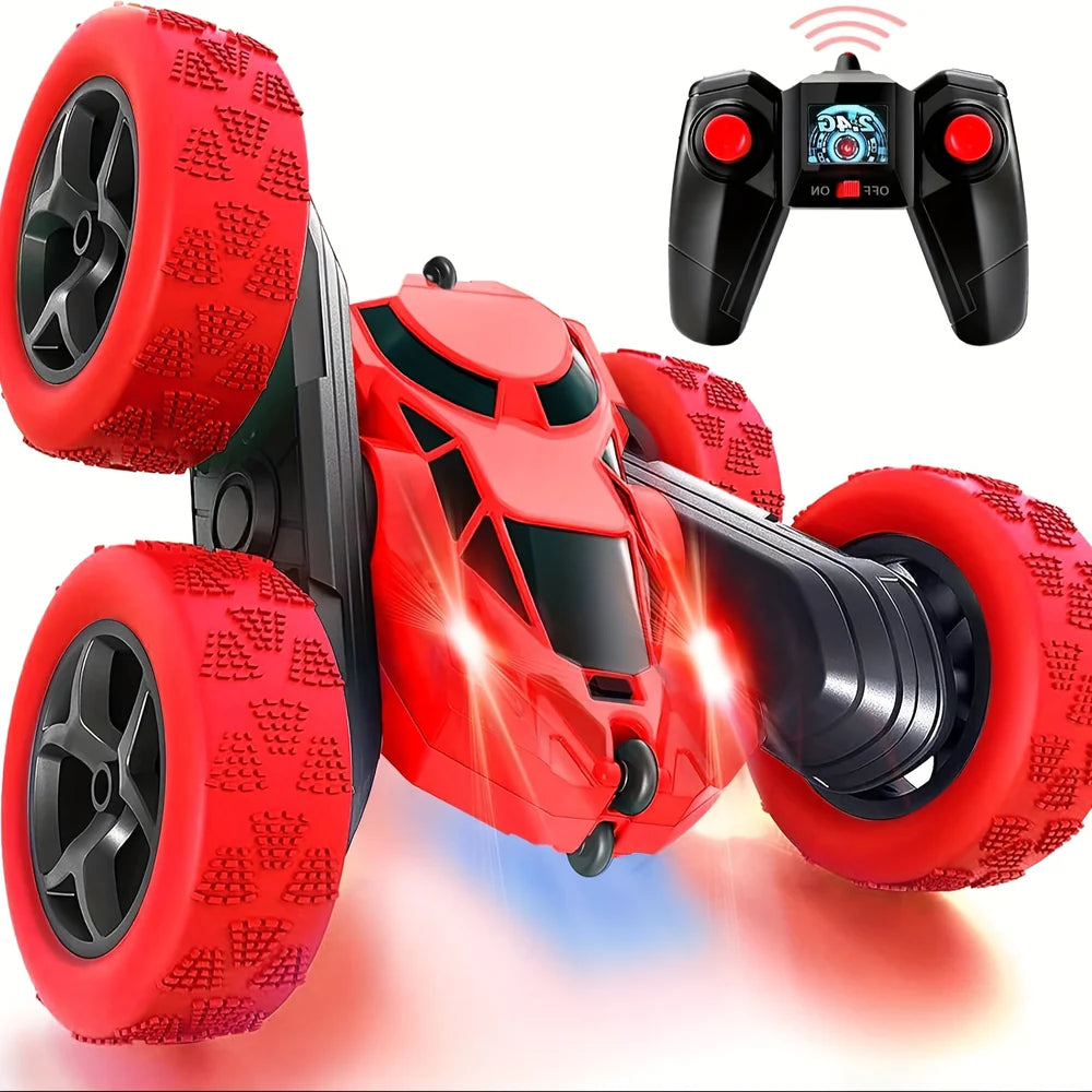 High-Speed Remote Control Stunt Car with Lights | 360° Flip RC Car