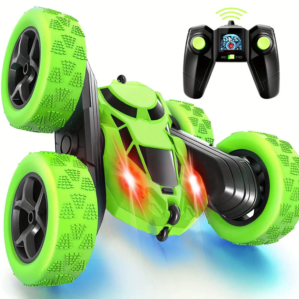 High-Speed Remote Control Stunt Car with Lights | 360° Flip RC Car