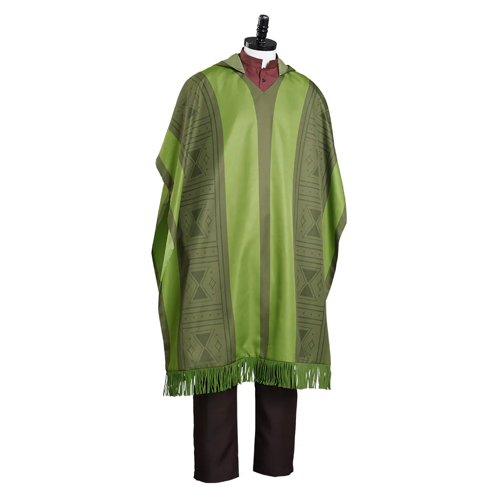 Bruno Madrigal Encanto Cosplay Cloak Costume Set