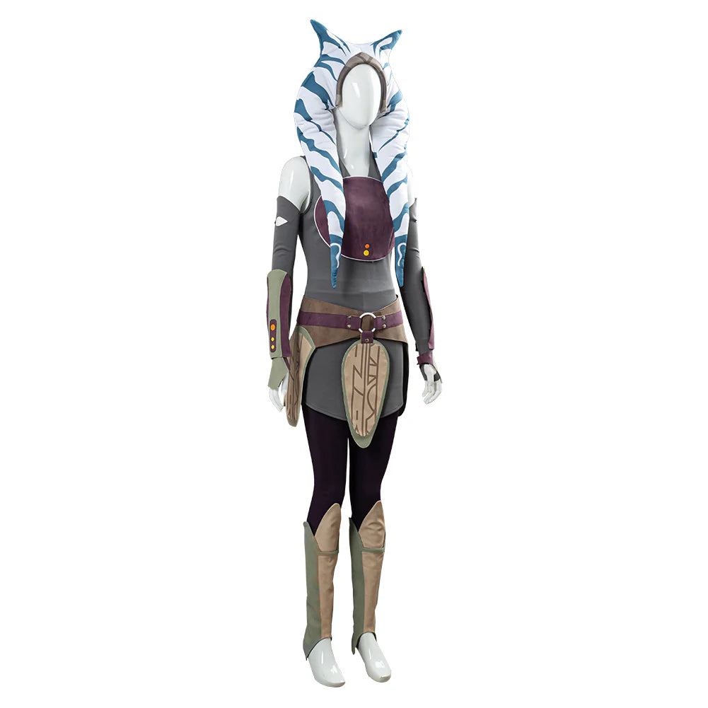 Rebels Ahsoka Tano Cosplay Costume Dress for Women