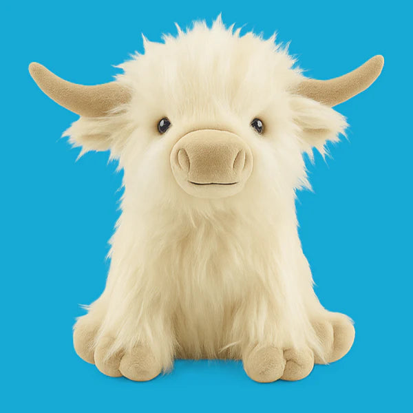Soft Plush Highland Cow Cuddly Toy | Adorable Stuffed Animal