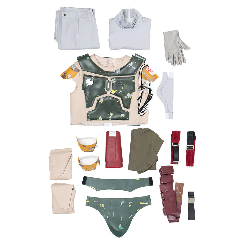 Boba Fett The Mandalorian Cosplay Costume for Men