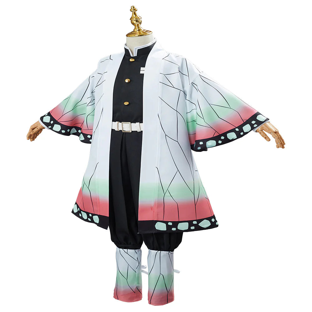 Kids Shinobu Kocho Demon Slayer Cosplay Costume Set