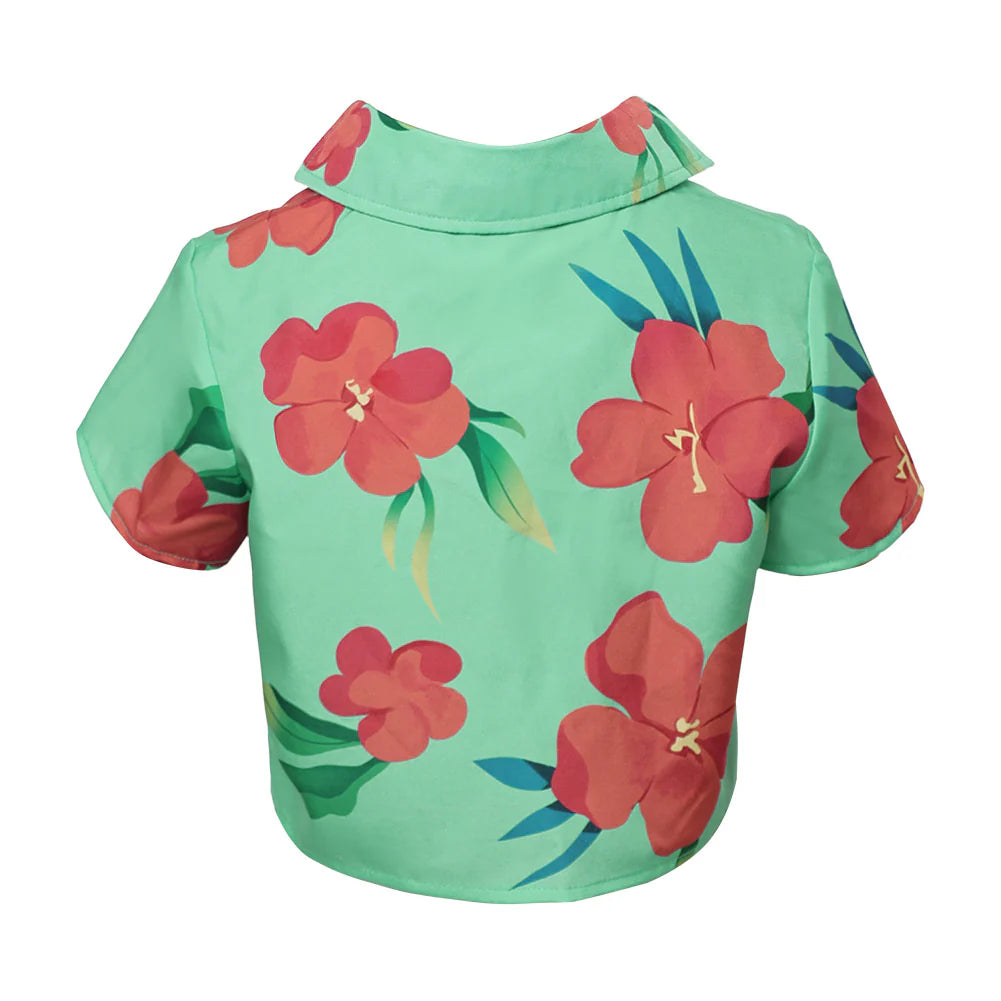 Kids Demon Hunters Abby Green Cosplay Shirt – Halloween Costume Top