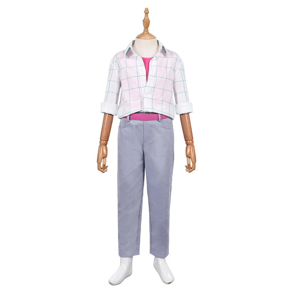 Kids Demon Hunters Jinu Cosplay Costume Set – Halloween Outfit