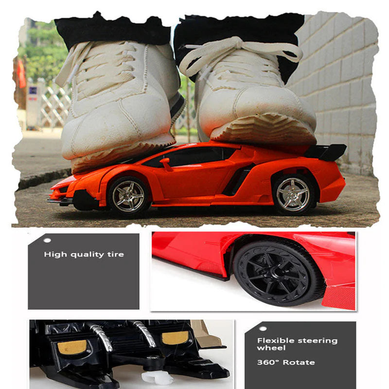 Transforming Remote Control Robot Car for Kids | Gesture Control