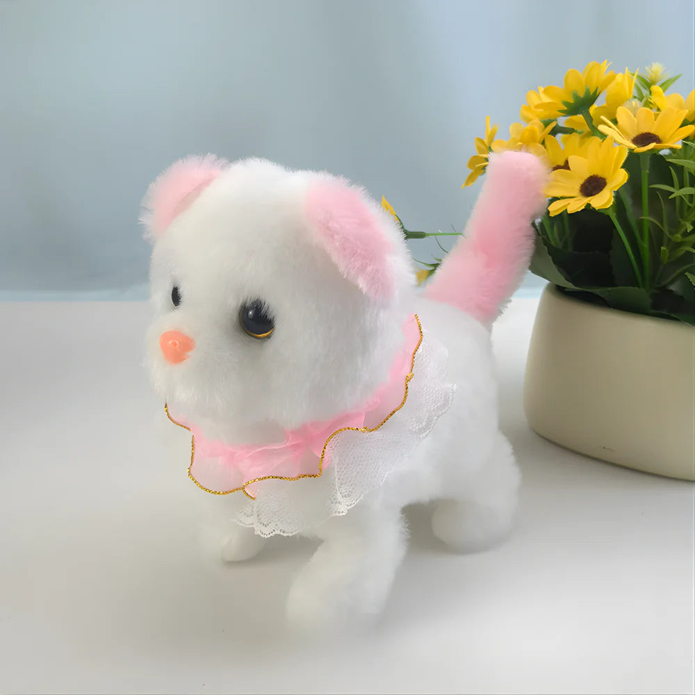 Realistic Robotic Cat Toy | Soft Fur Interactive Electronic Pet