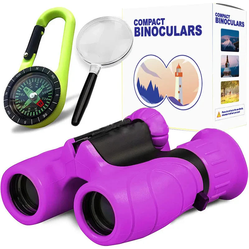 Kids Binoculars for Outdoor Adventures | 8x21 Shockproof Design