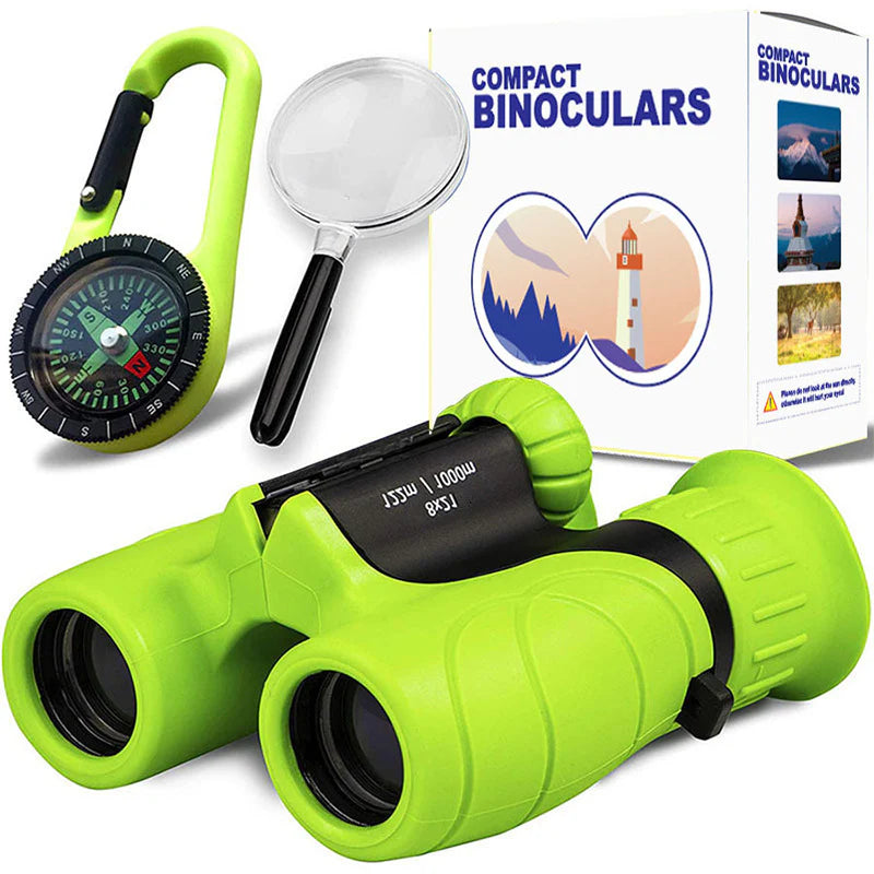 Kids Binoculars for Outdoor Adventures | 8x21 Shockproof Design