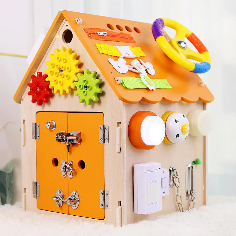 Wooden Kids Activity Learning Play Centre | Montessori Toy Hub