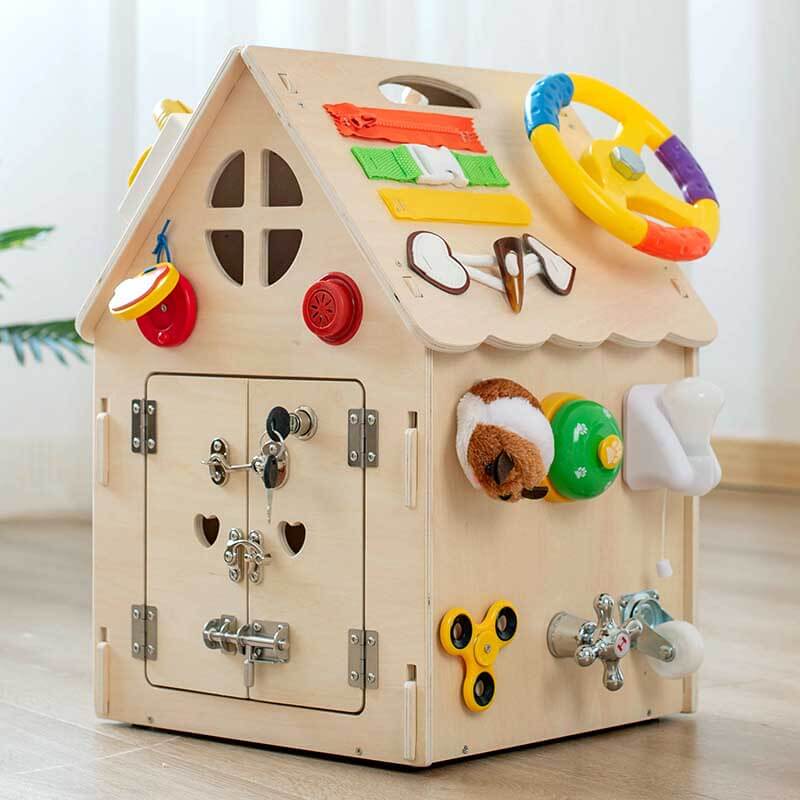 Wooden Kids Activity Learning Play Centre | Montessori Toy Hub