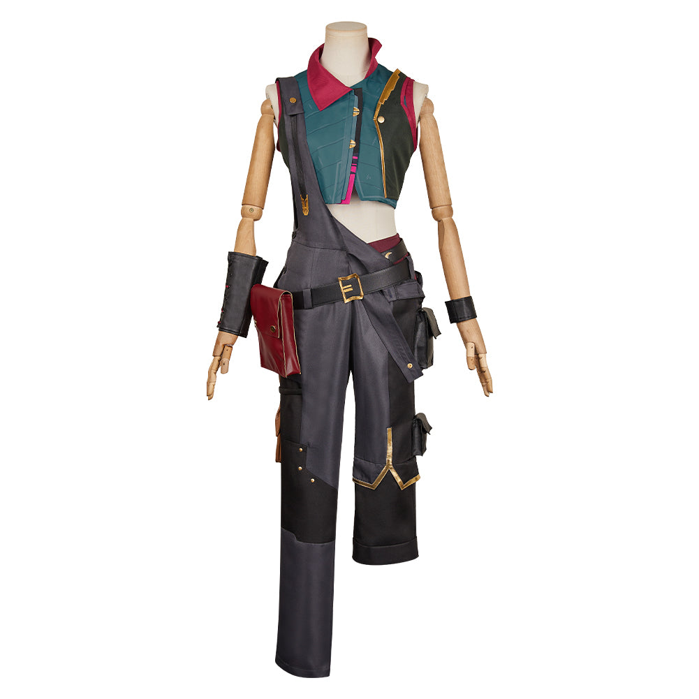 Jinx Cosplay Costume – Arcane League of Legends Halloween Outfit