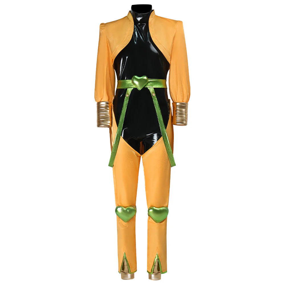 JoJo’s Bizarre Adventure Dio Brando Cosplay Costume – Yellow Anime Outfit for Halloween & Carnival