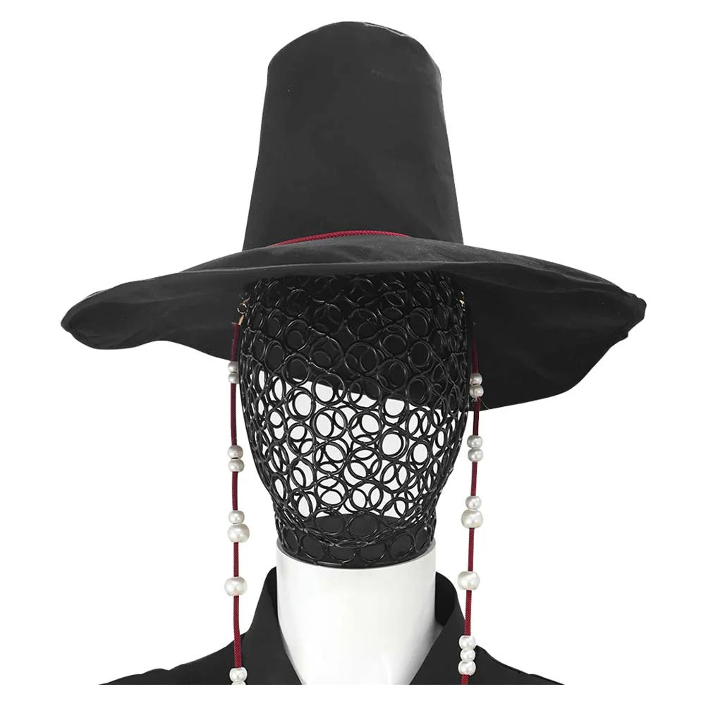 K-POP Demon Hunters Jinu Black Cosplay Costume Set with Bracelet – Halloween Outfit