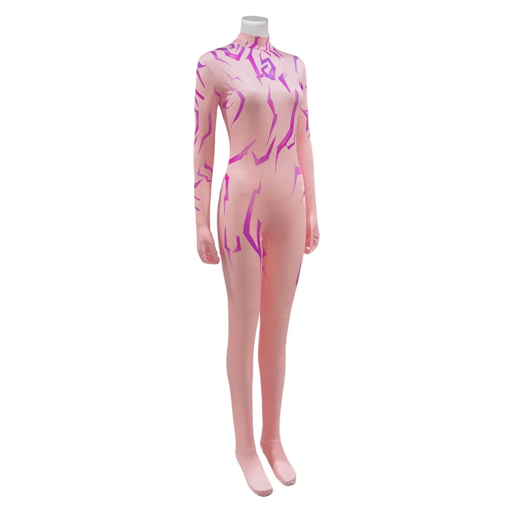 Women’s K-POP Demon Hunters Rumi Cosplay Jumpsuit – Halloween Costume