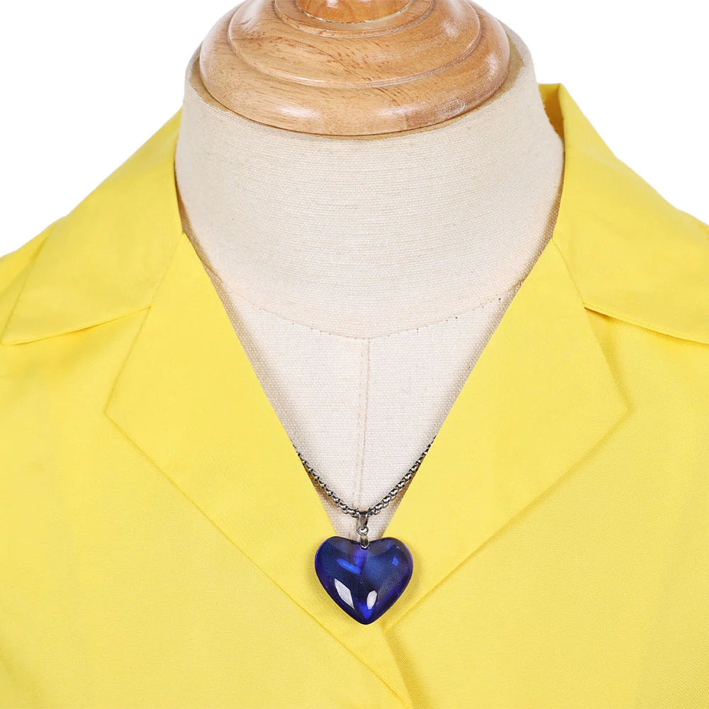 Kids K-POP Demon Hunters Romance Yellow Cosplay Costume Set – Halloween Outfit