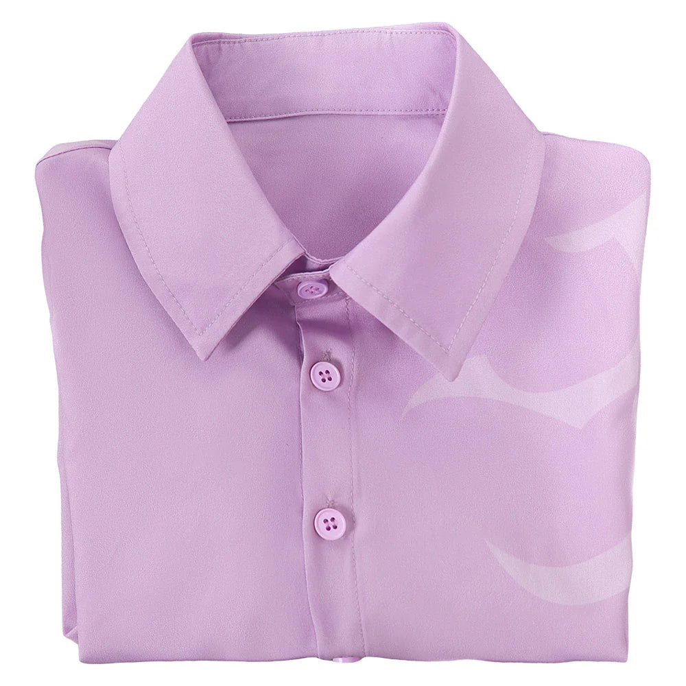 Kids K-POP Demon Hunters Jinu Pink Cosplay Shirt – Halloween Costume Top