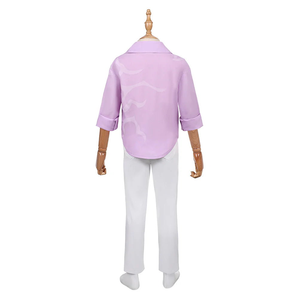 Kids K-POP Demon Hunters Jinu Pink Cosplay Costume Set – Halloween Outfit
