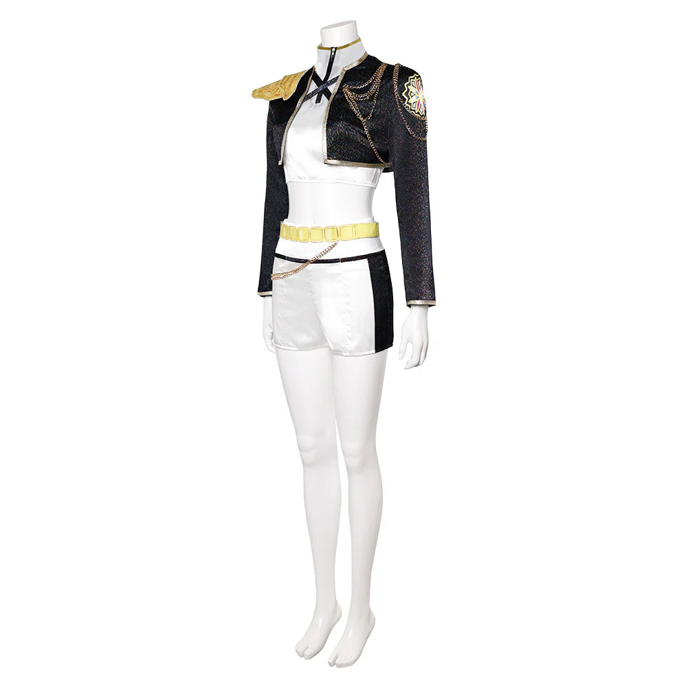 Kids K-POP Demon Hunters Rumi Black Cosplay Costume Set – Halloween Outfit