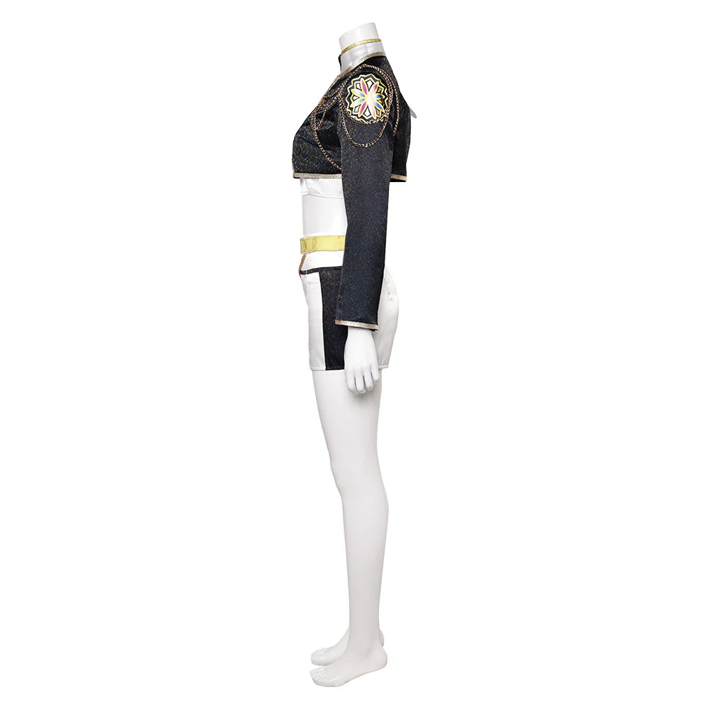 Kids K-POP Demon Hunters Rumi Black Cosplay Costume Set – Halloween Outfit
