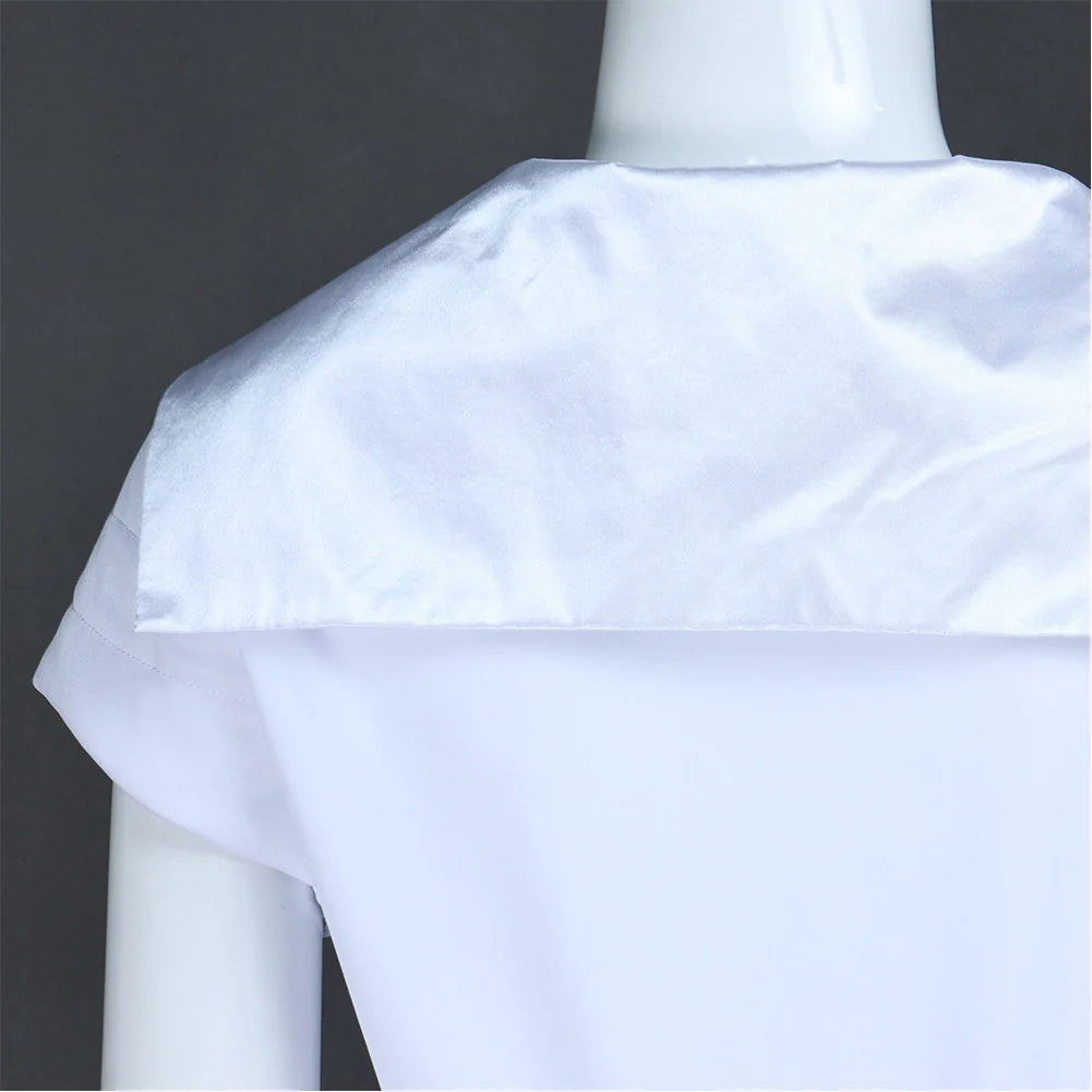 Women’s Leia Cosplay Costume Dress with Belt – Halloween Outfit