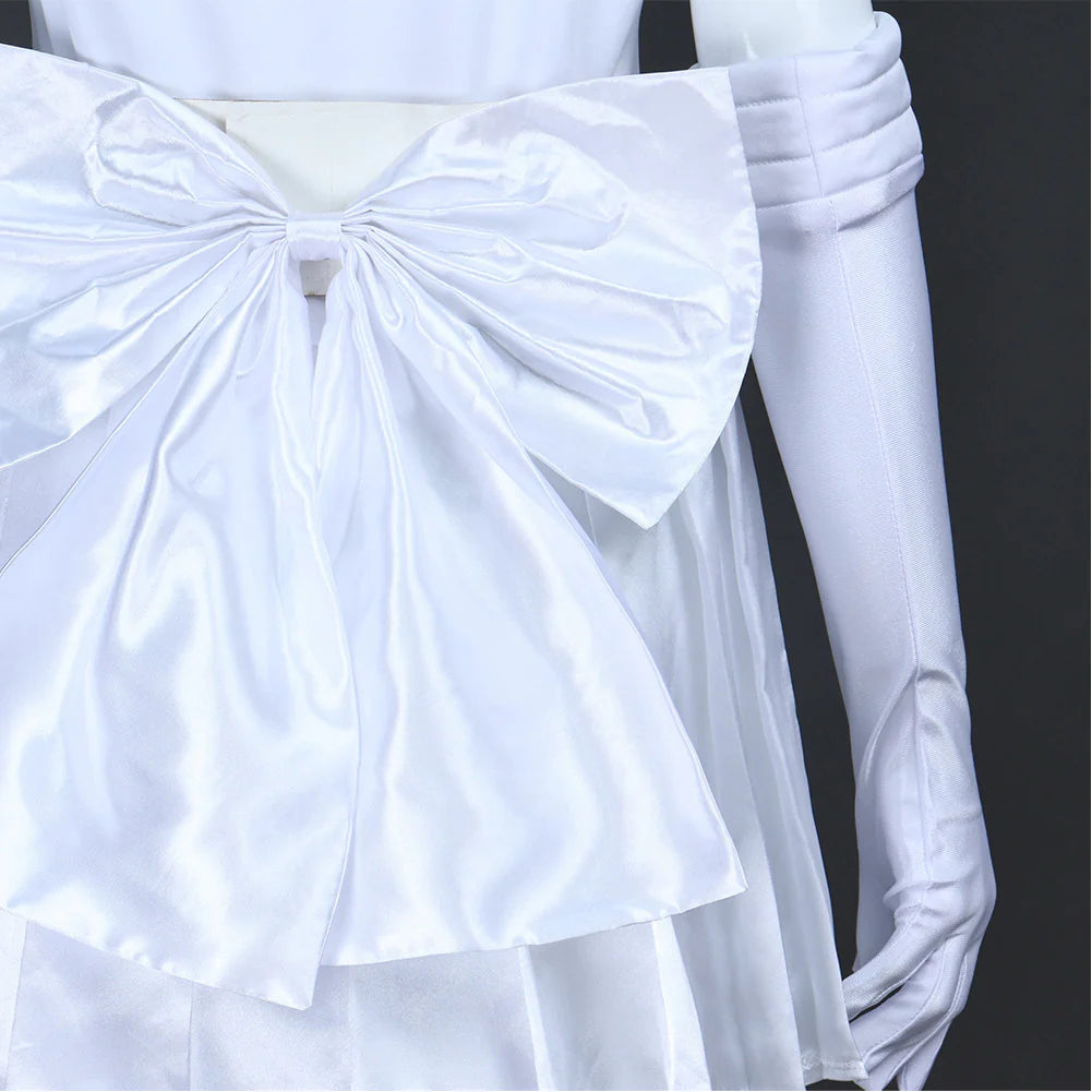Women’s Leia Cosplay Costume Dress with Belt – Halloween Outfit