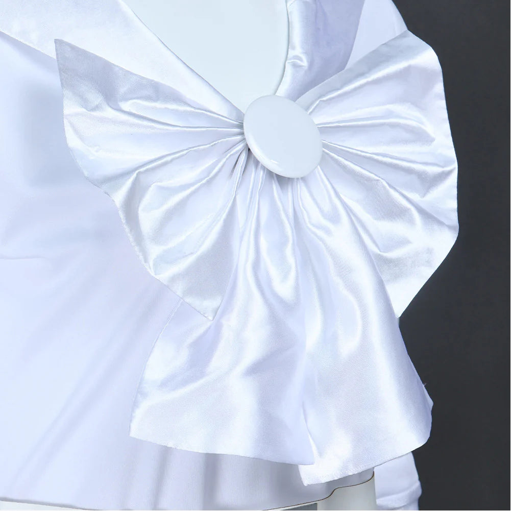 Women’s Leia Cosplay Costume Dress with Belt – Halloween Outfit
