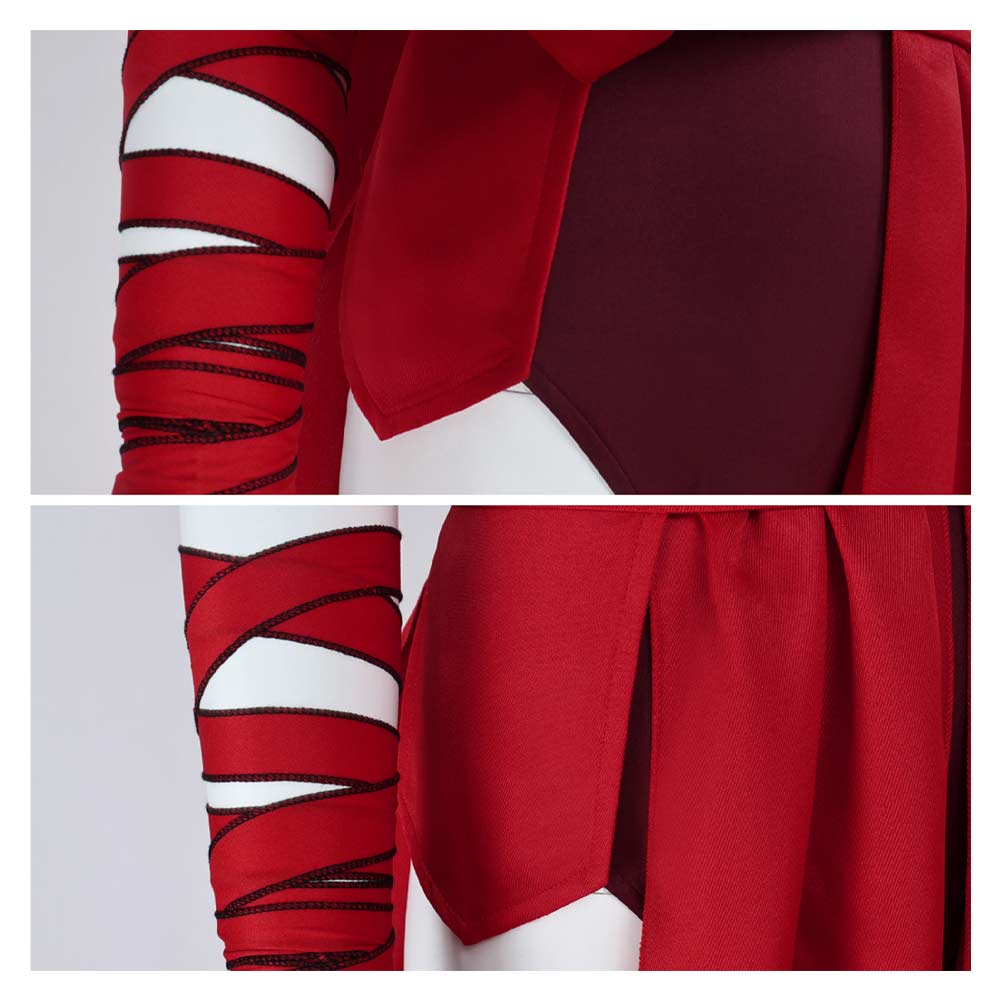 Nightsisters Red Cosplay Costume Jumpsuit Set – Women’s Halloween Outfit