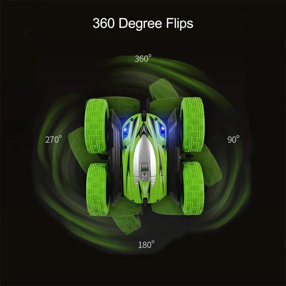 High-Performance Remote Control Stunt Car with LED Lights