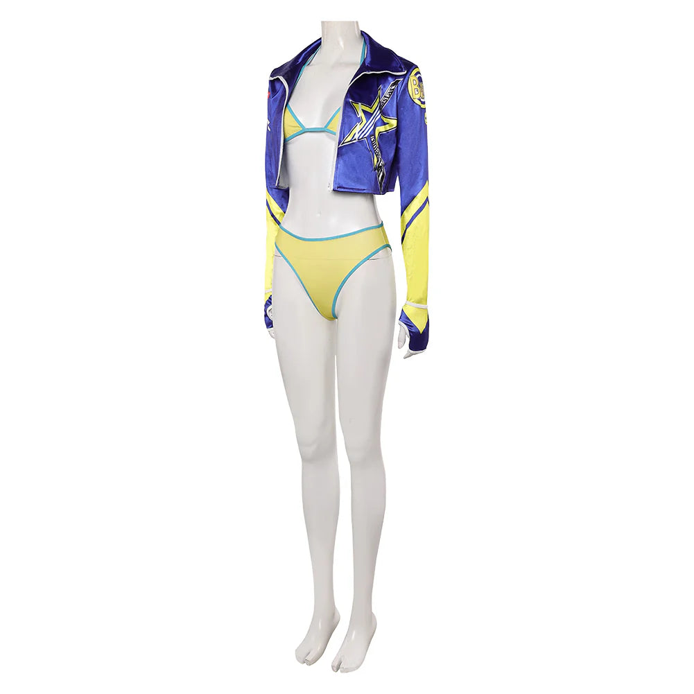 Street Fighter Kimberly Cosplay Costume Swimsuit – Women’s Halloween Outfit