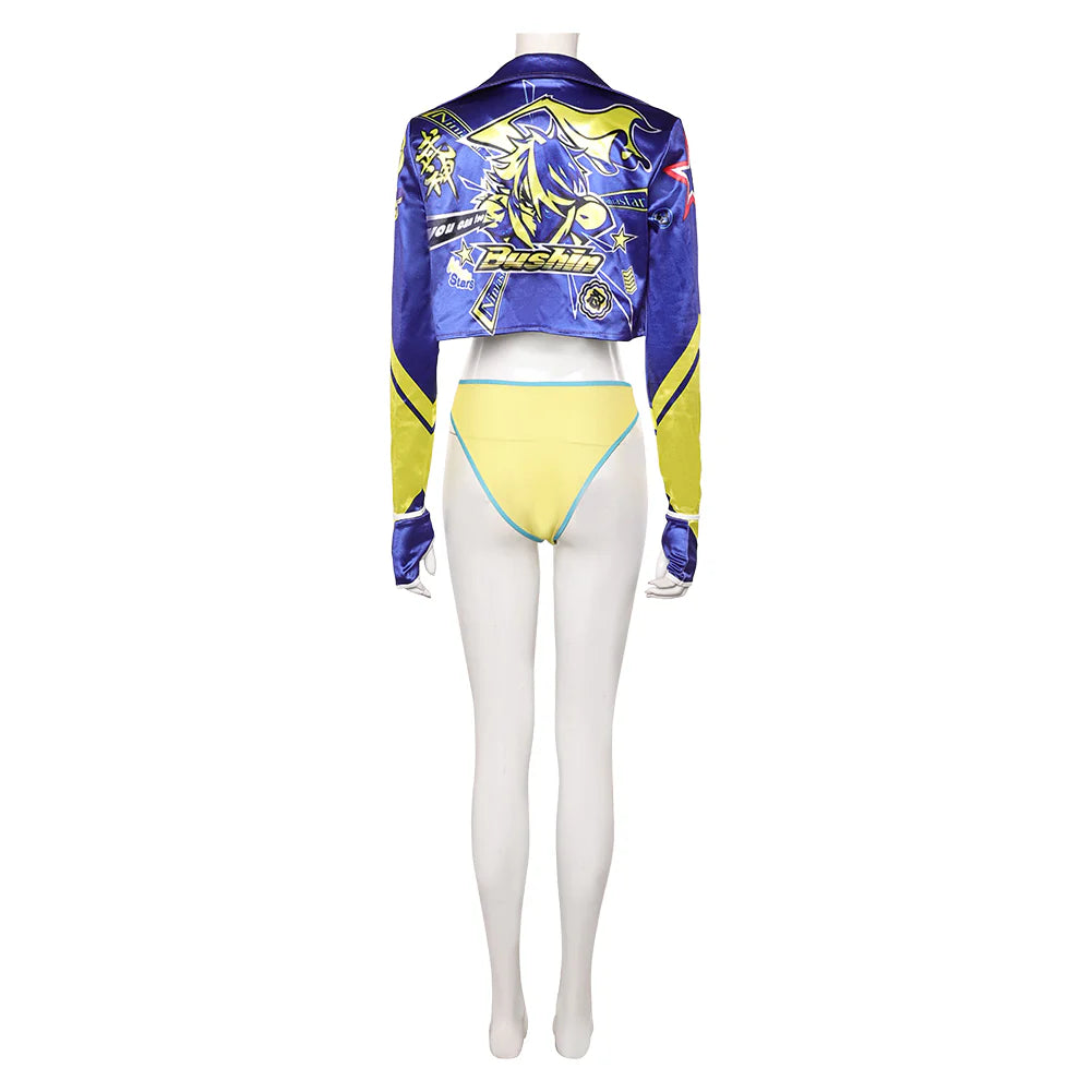 Street Fighter Kimberly Cosplay Costume Swimsuit – Women’s Halloween Outfit
