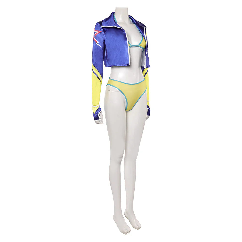 Street Fighter Kimberly Cosplay Costume Swimsuit – Women’s Halloween Outfit
