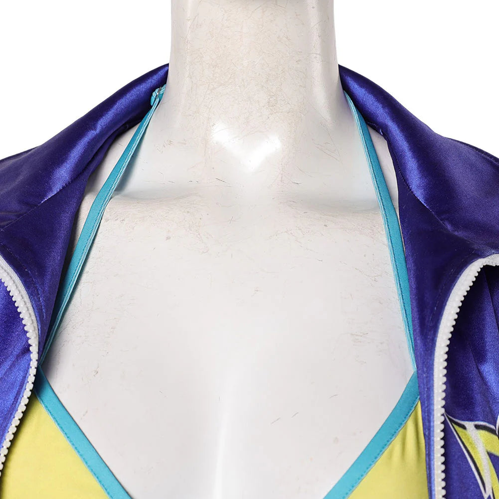 Street Fighter Kimberly Cosplay Costume Swimsuit – Women’s Halloween Outfit