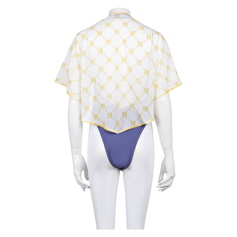 Street Fighter Manon Cosplay Costume Swimsuit – Women’s Halloween Outfit