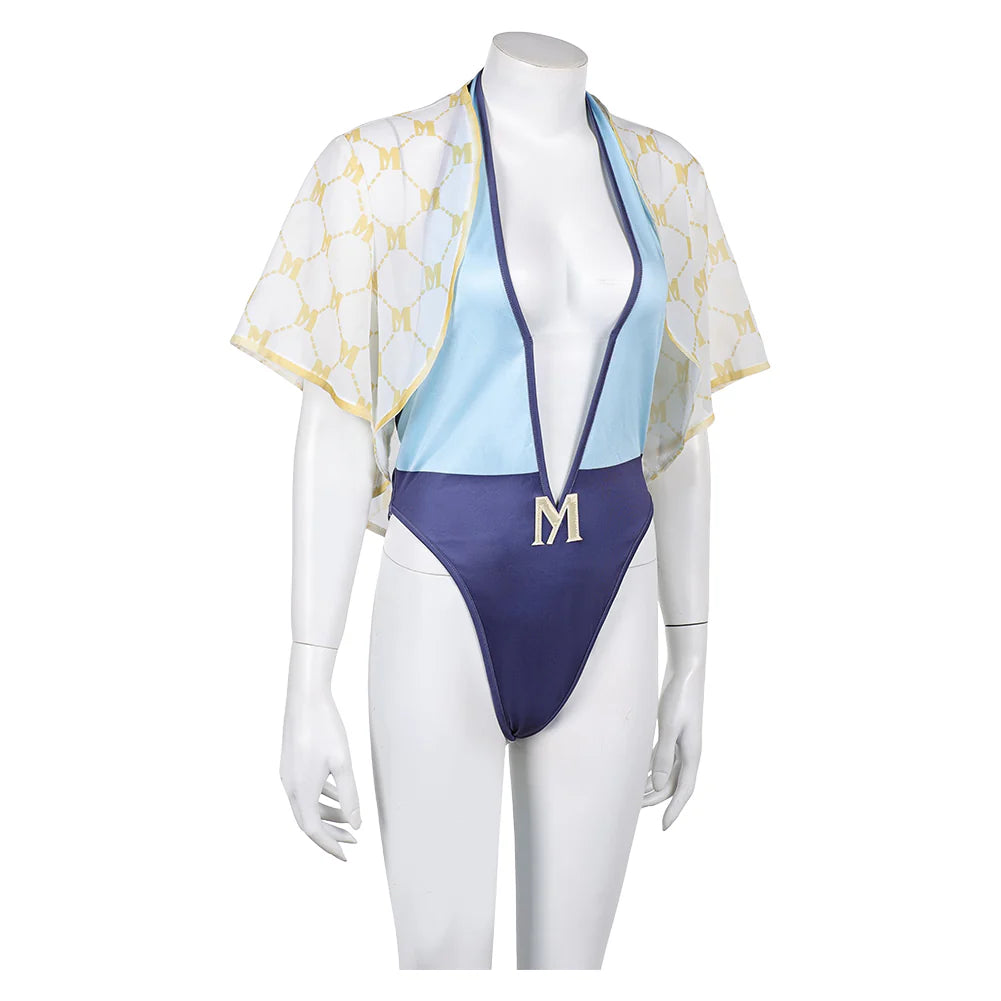 Street Fighter Manon Cosplay Costume Swimsuit – Women’s Halloween Outfit