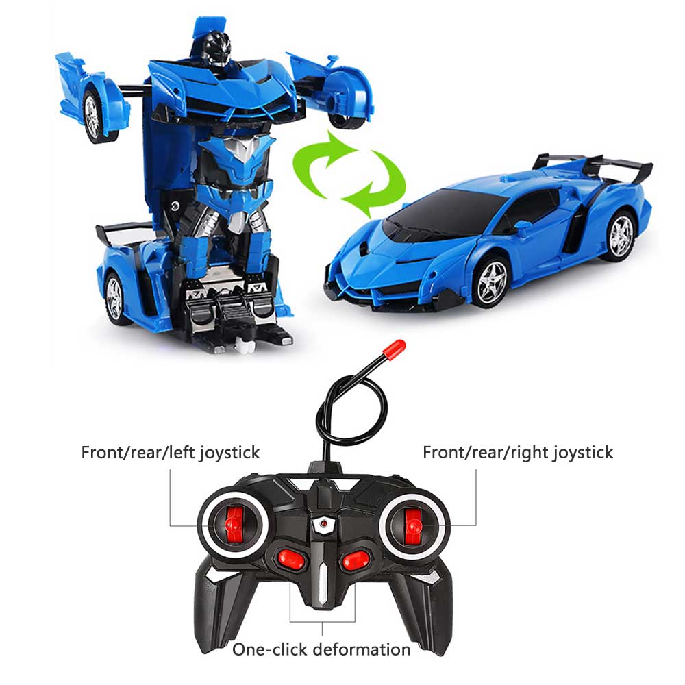 Remote Control Car That Transforms into Robot Toy for Kids