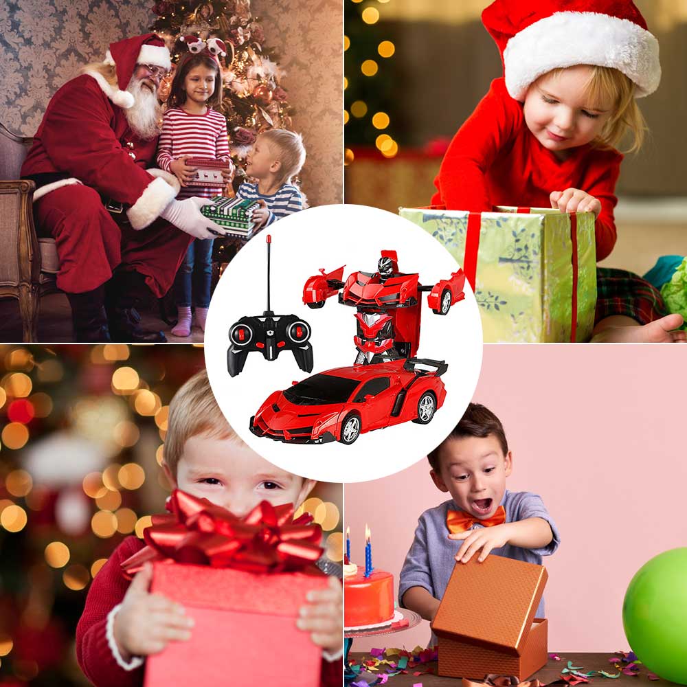 Remote Control Car That Transforms into Robot Toy for Kids