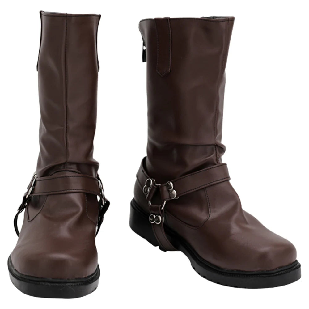 Twisted Wonderland Ruggie Cosplay Shoes Boots – Halloween Costume Accessory