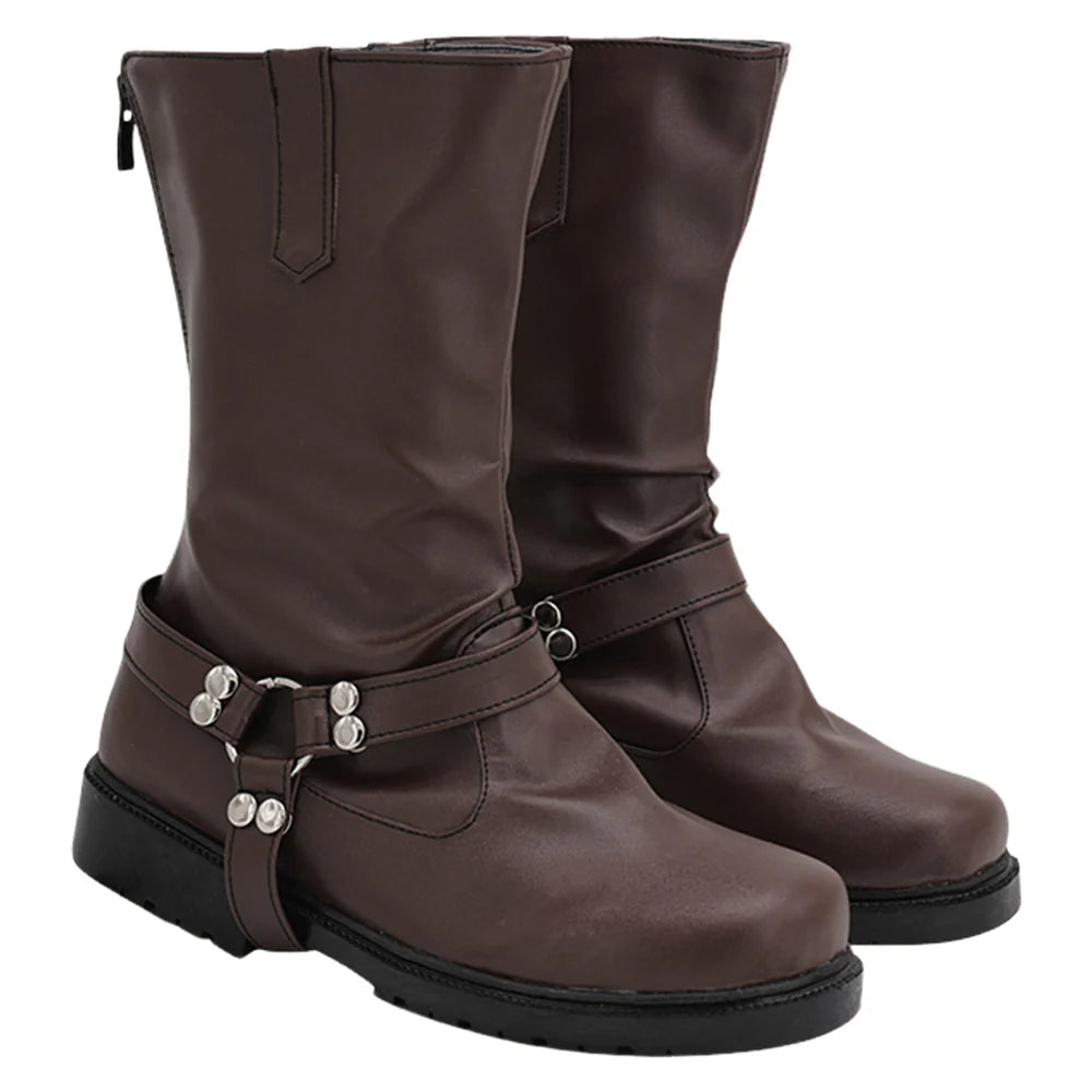 Twisted Wonderland Ruggie Cosplay Shoes Boots – Halloween Costume Accessory