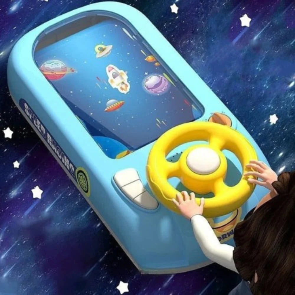 Interactive Kids Steering Wheel Toy with Lights & Sounds